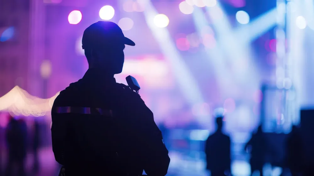 agent sécurité concert